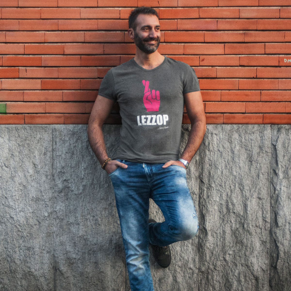 LEZZOP let's hope finger crossed Sam Badi Clothing