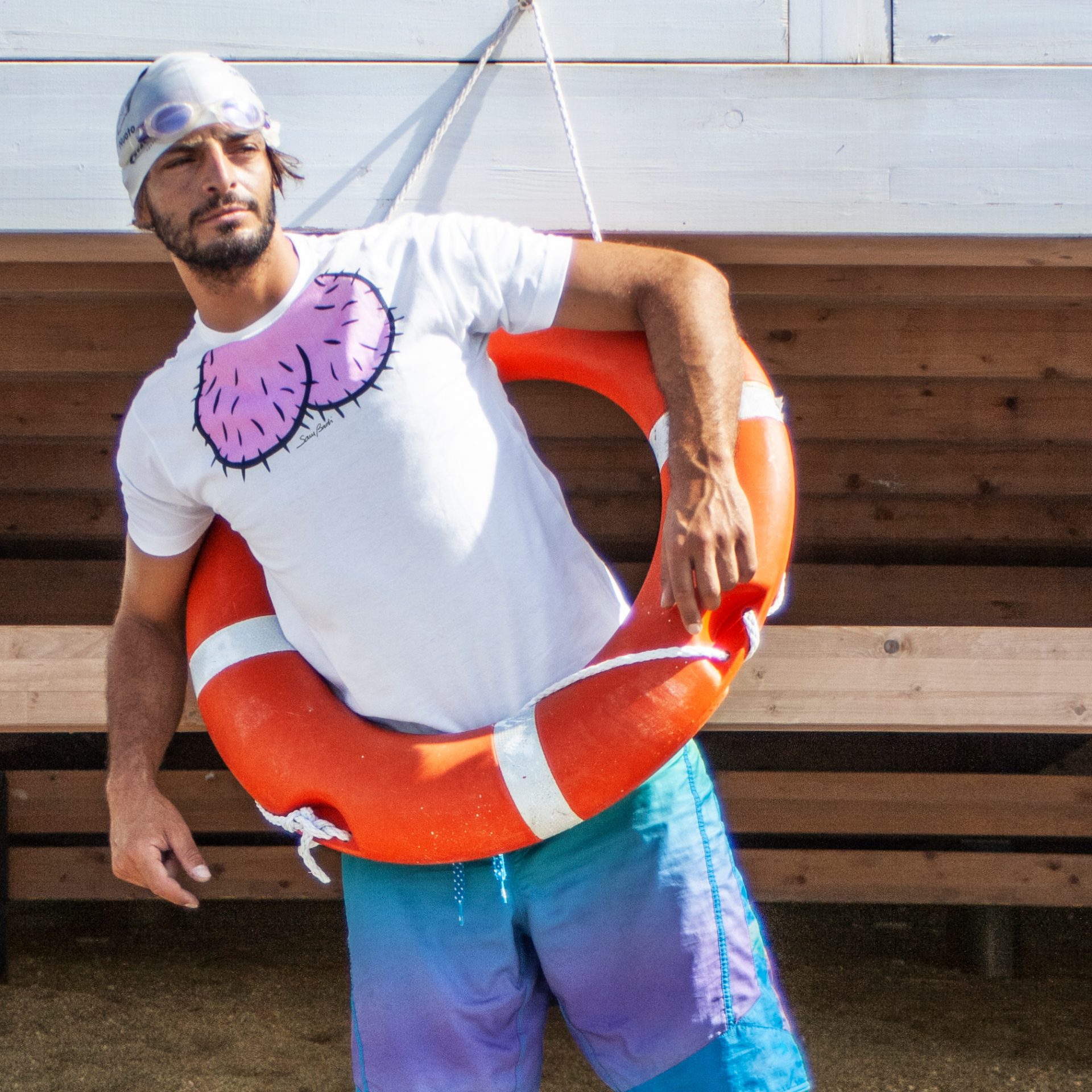 maglietta testicoli Sam Badi clothing testa di cazzo