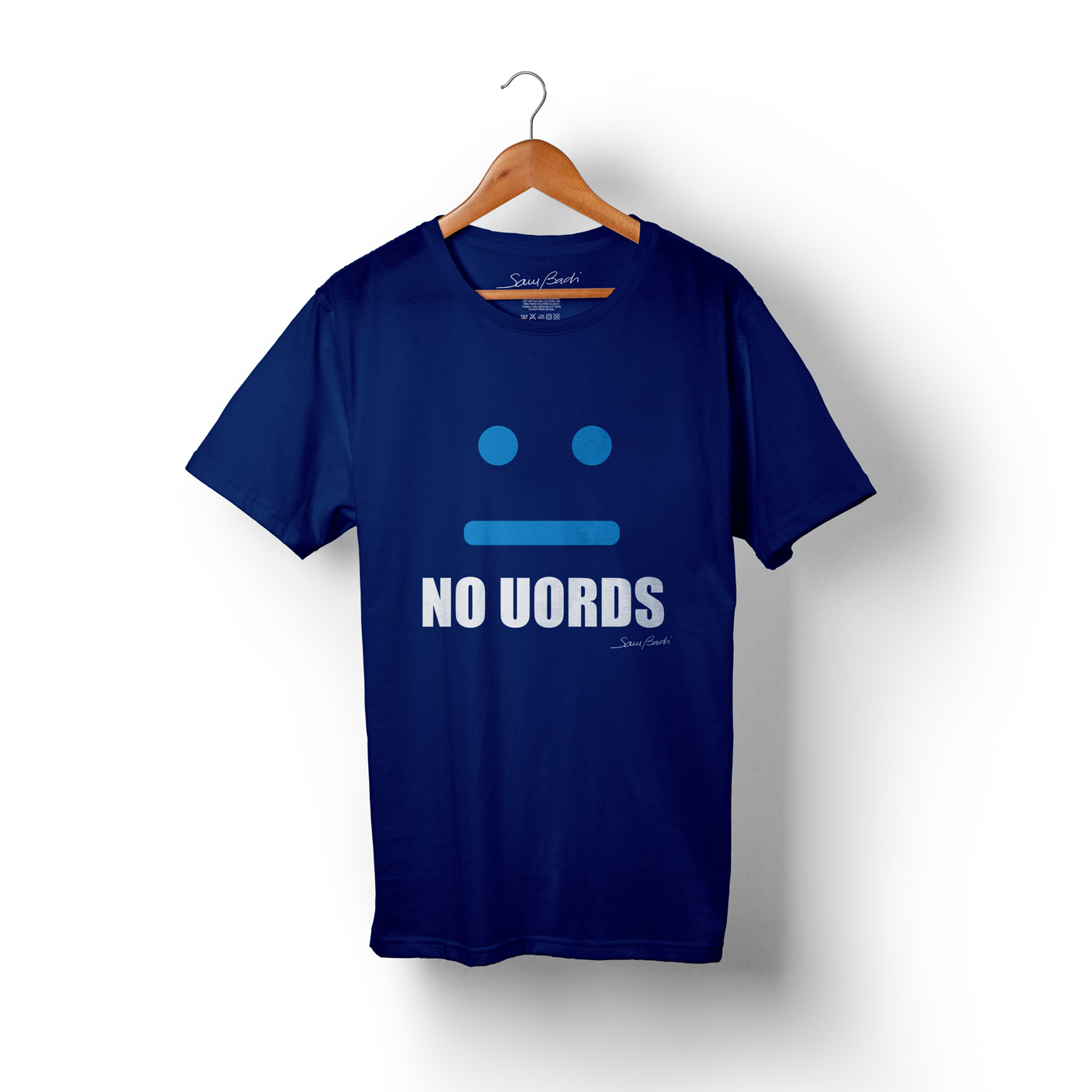 no uords no words isi easy Sam Badi Clothing