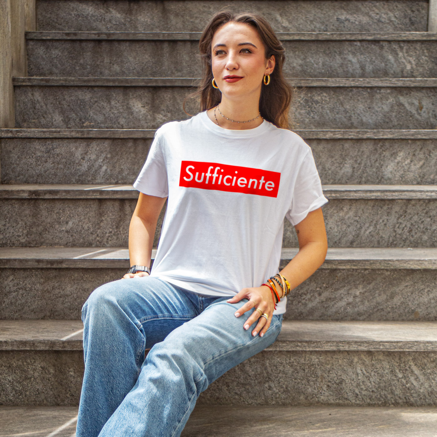 Sofia Longoni Sufficiente supreme meme parodia magliette t-shirt