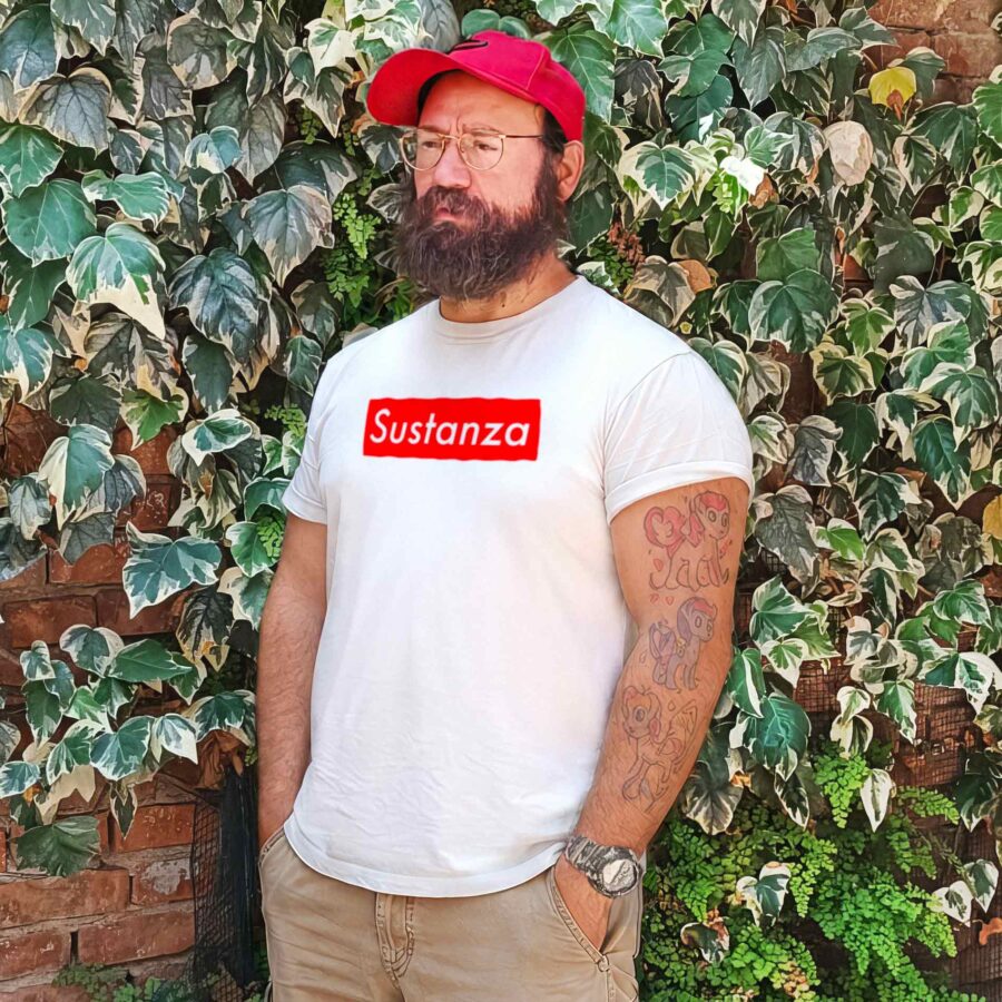 Sustanza supreme meme parodia magliette t-shirt conocane