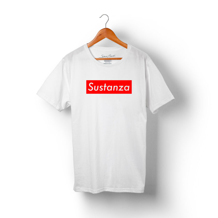Sustanza supreme meme parodia magliette t-shirt