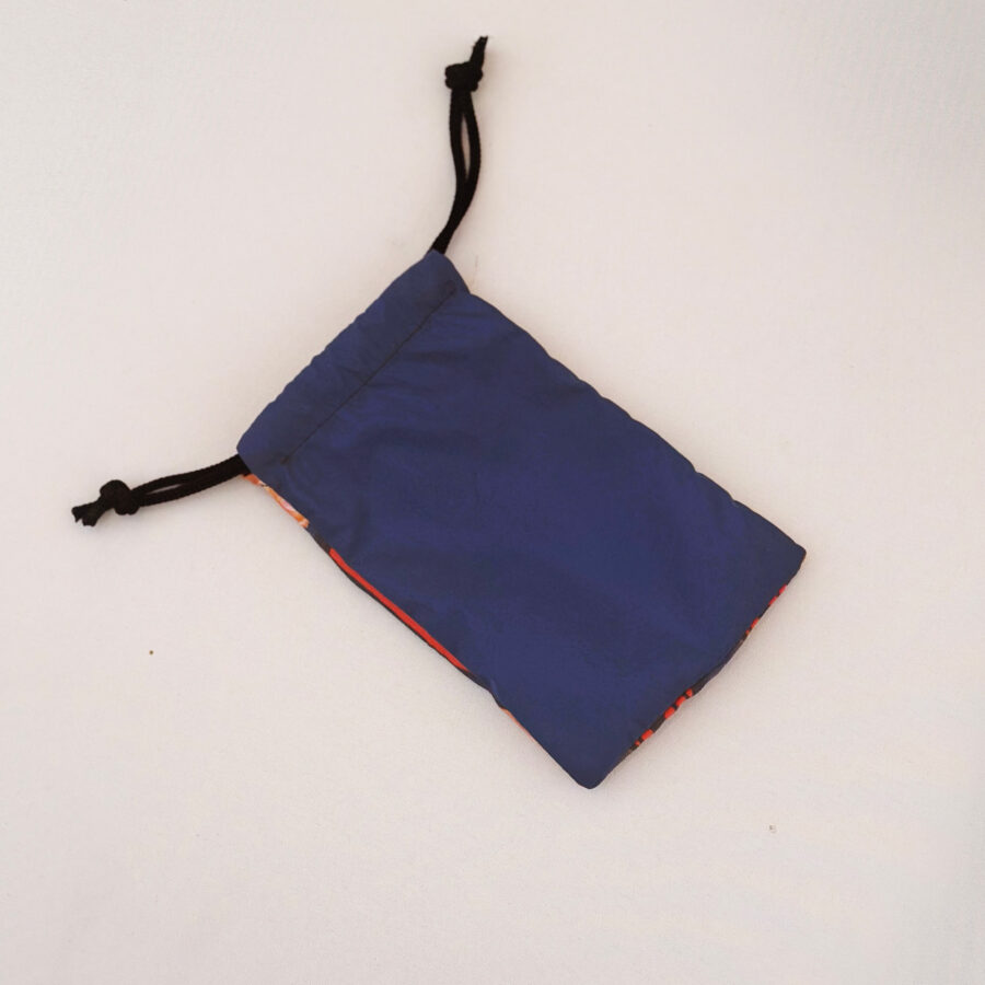 pochette porta occhiali da sole cozzy wax orange fiber econyl sustainable sustainability sostenibile