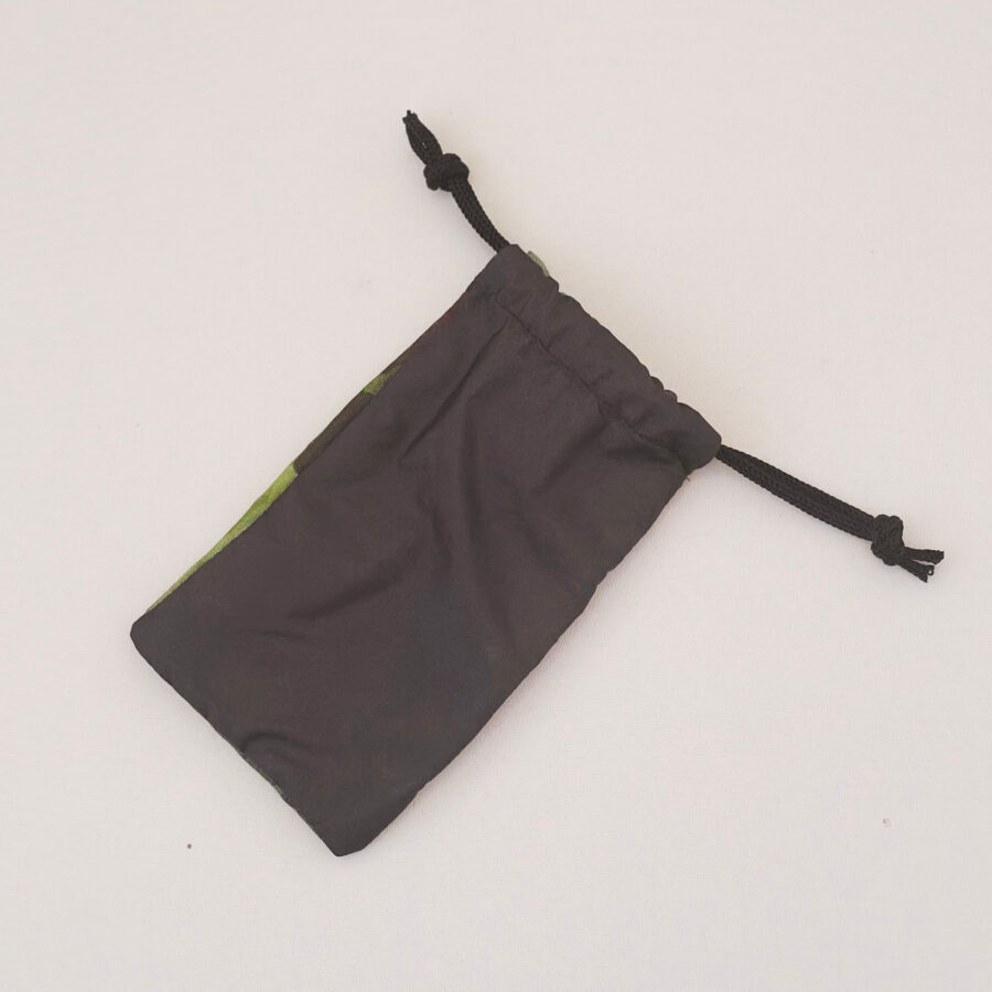 pochette porta occhiali da sole fingher mimetic orange fiber econyl sustainable sustainability sostenibile
